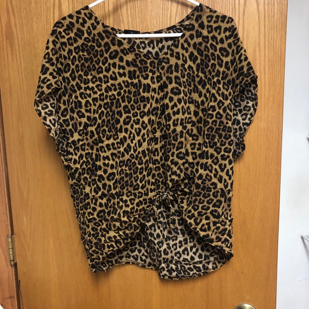 Cheetah Print Crop